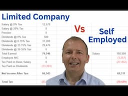 Limited Company vs Self Employed - which pays less tax?