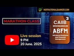 🔴CAIIB- ABFM Live Class -20 JUNE 2025 @9 PM