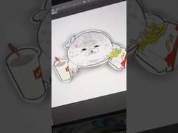 A 5 minute doodle a day, takes the art block away #art #funny #drawing #doodle #yt #trending #artist