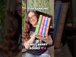 Tier ranking Emily Henry books 🤍✨ do you agree or disagree? #emilyhenry #romancebooks #booktube