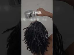 100% black soap on my locs, skin and body 🤎