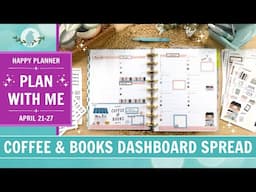 Dashboard Plan With Me | Coffee & Books | ohelloRobin Stickers