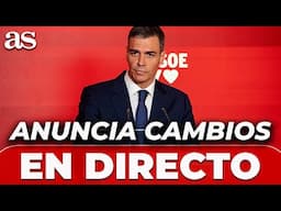 EN DIRECTO, COMPARECENCIA de PEDRO SÁNCHEZ | CRISIS del PSOE y CAMBIOS