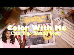 Coloring & Unwind With Me | Aesthetic Coloring Vlog | Soft Music & Chill Vibes