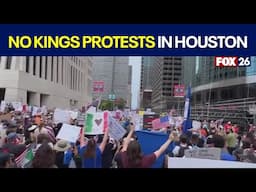 No Kings protests brings thousands to Houston City Hall