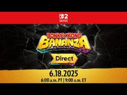 🔴  Donkey Kong Bananza Direct 6.18.2025