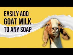 Easily Add Milk (or ANY Liquid!) to Your Soaps - Milk in Oils Method