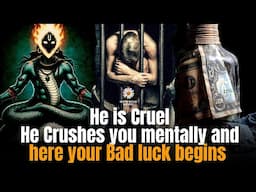 He is Cruel. He Crushes you Mentally and here your Bad luck begins. Money comes in but goes faster