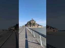 Welcome to Mont Saint-Michele, France #travel #frenchlandmark #history