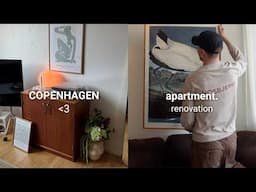 vlog//Copenhagen apartment makeover