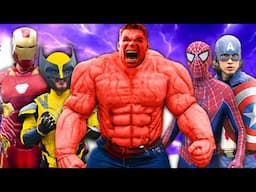 Superheroes VS Zombies VS Godzilla VS Zombie Hulk VS Skibidi Toilet!