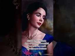 ELIZABETH TAYLOR - One of the most beautiful woman in the world #realimages #actress #icon #portrait