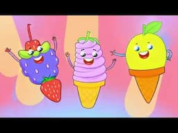 Fruit Ice Cream Song | Nursery Rhyme & Kids Song