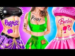 Barbie vs Bratz! Extreme Doll CHALLENGE! How to Become a Mermaid!