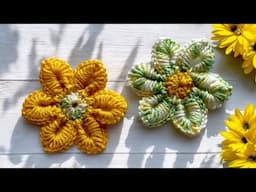 How to Crochet a Flower for Beginners | Fast & Easy Pattern