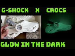 G-SHOCK meets CROCS - Fashion or Madness? GA2100CROCS25-7 - and they GLOW IN THE DARK!