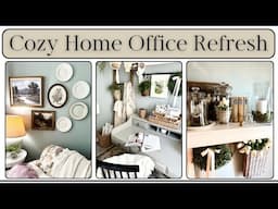 Cottage Style Office Refresh | Budget-Friendly Ideas That Make a Big Difference