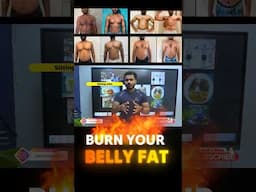 Burn Belly fat with 3 simple steps #bellyfat #weightloss #fatburning #telugufitness #ytshorts