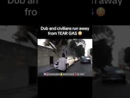 They started throwing tear gas at them