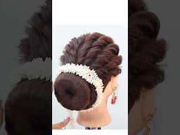 Trending Hairstyle for Bride #shorts #hairstyle #bridal