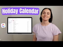 ClickUp Holiday Calendar Set Up