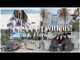 TRAVEL + SHOP WITH US! family trip with my favorite creators! beach, podcast, vintage shopping, etc.