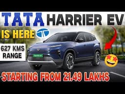 Finally! TATA Harrier EV Is Here🤩 | 627 Kms Range | Electric Vehicles India