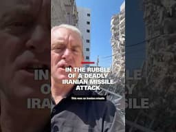 In the rubble of a deadly Iranian missile attack
