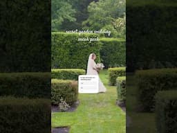 See full video for more… is there anything more romantic than rain on your wedding day?