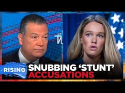 Padilla DENIES Noem Presser CLASH Was A ‘Stunt’ After Getting CALLED OUT | RISING