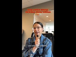 MHQ Lunch Break: McValue Menu Edition