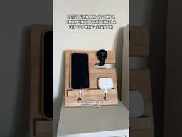 Turning an old IKEA chopping board into a custom docking station #ikeahack #diyprojects #ryobi