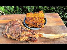 TOMAHAWK STEAK MIT CORN RIBS