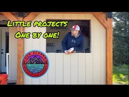 Installing a Window and Painting Exterior of Off Grid Alaska Tiny House