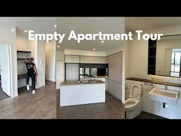 MY EMPTY APARTMENT TOUR !! + I AM GENUINELY HAPPY AND GRATEFUL FOR NEW BEGINNINGS