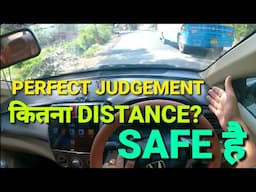 Perfect left side judgement trick in car for new drivers| Right judgement in car| ​⁠@rahul_arora