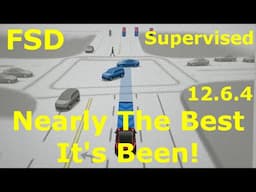 Tesla FSD 12.6.4 on HW3 Avoids Hitting A Women In The Road!