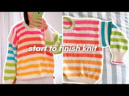Cozy Knit With Me Timer | How Long Does It Take To Knit A Sweater And New Tools