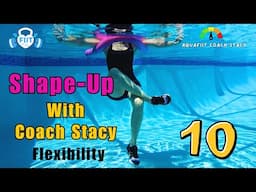 Pool Shape Up Series 2025 I #10 - Flexibility & Range of Motion with a Noodle (Stretching)