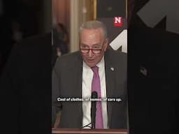 Schumer Paints Grim Picture Of The First 100 Days Of Trump's Presidency