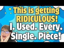 Scrapbuster Alert!  I  Used  Every  Single  Piece   Epic Ending to this CHALLENGE!