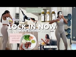 how to become the BEST VERSION OF YOURSELF before SUMMER | lock in & build discipline in the spring