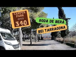 Camperpark Area 340 in Roda de Berá bei Tarragona, Costa Dorada (Spanien)