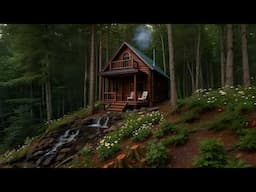 Man’s Incredible Wooden Palace Build by Rocky Peaks in Deep Wilderness | Off-Grid Life 2025