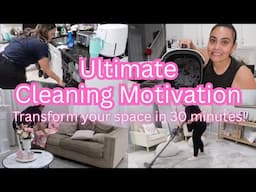 ULTIMATE CLEANING MOTIVATION | TRANSFORM YOUR SPACE IN 30 MINUTES! 🪣🧹🫧🎀