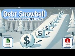 Pay Off Debt Fast with the Debt Snowball Method – Save Thousands with This Simple Spreadsheet!