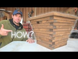 I Build TAPERED PLANTERS using Only Straight Cuts.
