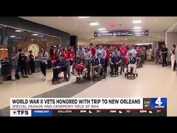 World War II vets honored with trip to New Orleans