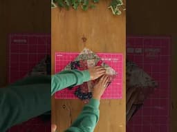 sew hidden wells quilt block, great for jelly rolls and scrap fabrics #quiltblock #sewingtutorial
