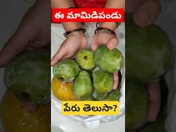 ఈ పండు పేరు మీకు తెలిస్తే కామెంట్ చేయండి? #shorts #athammaruchulu #mango #mamidikaya #ytshorts